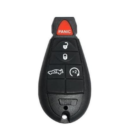 Solidkeys SolidKeys: Chrysler, Dodge Jeep FOBIK - 5 Button w/ Remote Start, Trunk SLD-CDHBL-G140